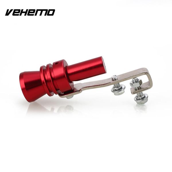 

vehemo car turbo sound whistle red exhaust pipe auto blow off valve simulator l/xl