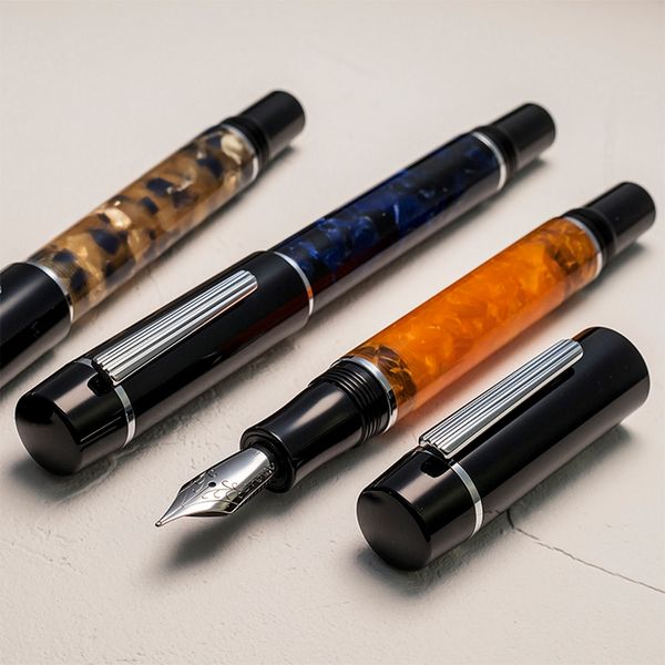 

wancher fountain pen stainless steel 0.5mm fine