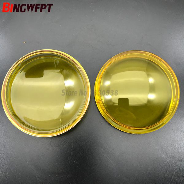 2 pz/set Rotondo Diametro 90mm Fendinebbia Lampade giallo Vetro Anti-appannamento Vetro Temperato Per Ford Escort EcoSport Focus Fiesta C-Max Falcon