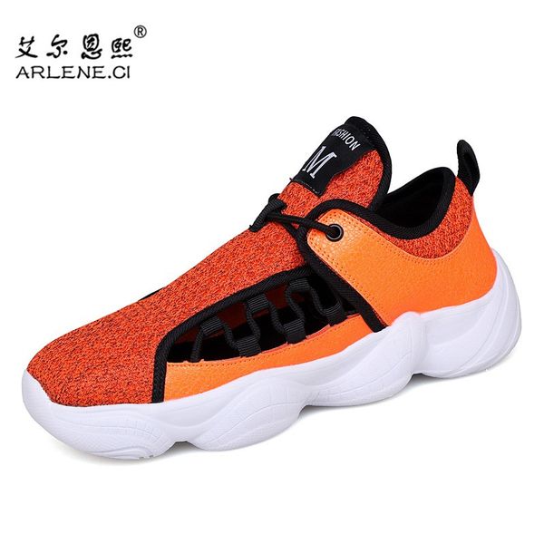 

new trend summer men running shoes breathabel cushioning platform training sneakers light outdoor sports shoes zapatos de hombre