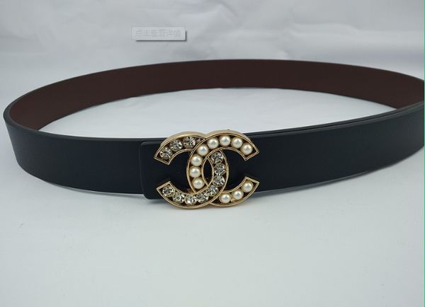 

smooth big buckle men women belts fe designer luxury belts womens ing, Black;brown