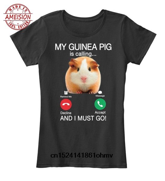 

custom tee shirts online short sleeve zomer o-neck mens my love - guinea pig is calling... and i must go t shirts, White;black