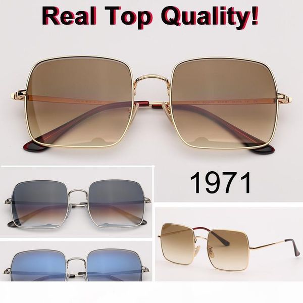 

wholesale new modern stylish men uv400 sunglasses square designer glasses for women fashion vintage sunglass oculos de sol gafas 1971, White;black