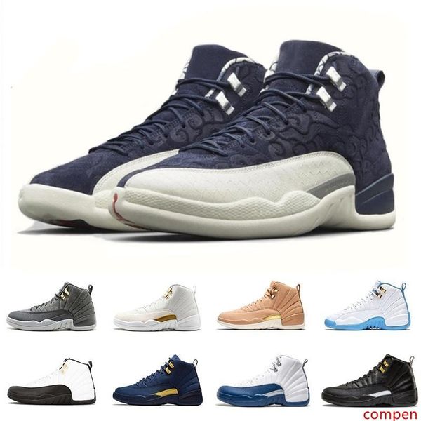 

2019 graduation pack international flight 12 xii 12s mens basketball shoes michigan class of 2003 taxi men trainers athletic sports sneakers