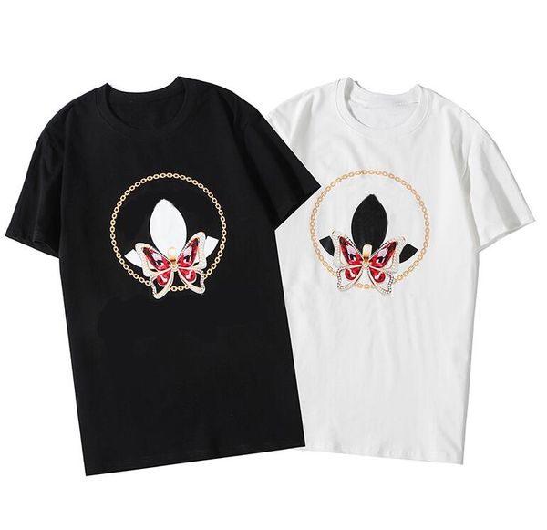 

new paris brand clothes luxury mens designer tshirts summer pullovers men t-shirts with letters fashion women clothing s-2xl available, White;black