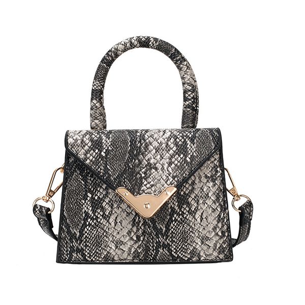 

vintage fashion female tote bag 2019 new quality pu leather women's designer handbag serpentine portable shoulder crossbody bag