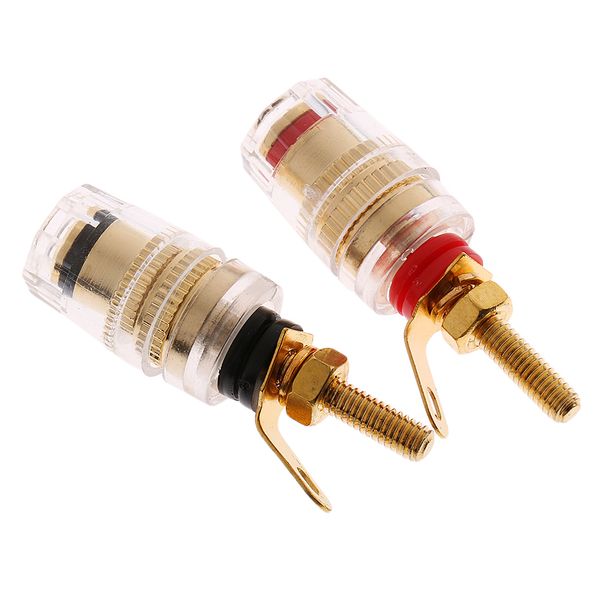 

2pcs 4mm banana plug jack socket binding post for speaker amplifier terminal