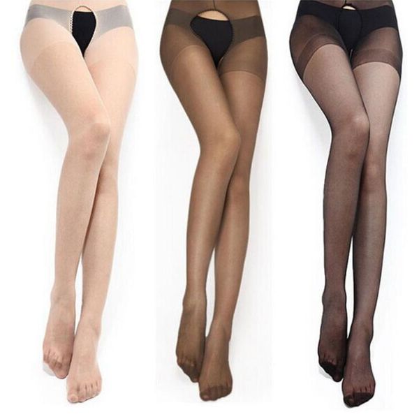 600px x 600px - 2019 Multicolor Sexy Open Crotch Tights Women Crotchless Pantyhose  Stockings Female Erotic Porn Lingerie Medias Sexy Costumes Hot Sale From ...