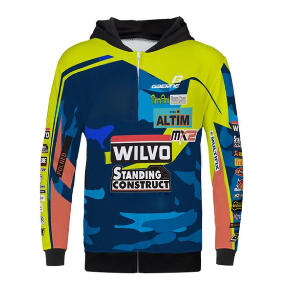 

outerwear sports hoodies motocross clothing coat zipper closure 2 pockets keep warming spring autumn windproof