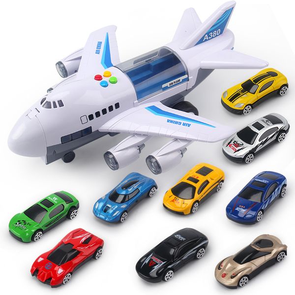 

дети игрушка моделирование трек инерционные самолет музыка stroy light plane diecasts игрушка транспорт пассажирский самолет игрушка автомоб