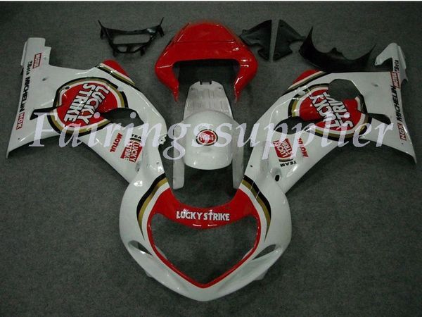 

new (injection molding) abs fairing kits fit for (suzuki gsxr 1000) 2000 2001 2002 r1000 fairings set white red