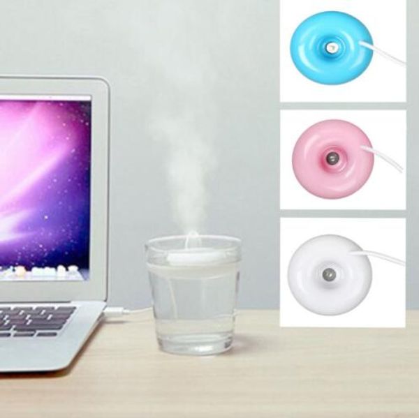 

donuts usb air humidifier float water donuts humidifier home deskhumidifier mist maker car air freshener gga1881