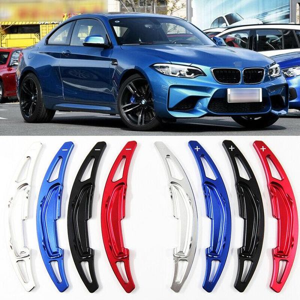 

2pcs aluminum steering wheel shift paddles shifter extension for bmw m2 2014-18
