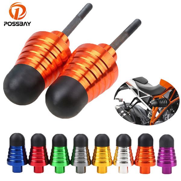 

possbay 10mm universal frame slider motorcycle falling protection for yamaha r6 fz6 s crash protector