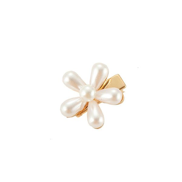 

real pearl hair clip barrette hairclip hairpins pearl white dread clips simone rocha parel haarschuif dressing2020 esdxl