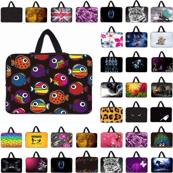 13.3-Inch to 14-Inch Laptop Sleeve Case Neoprene Carrying Bag with Hidden Handle
