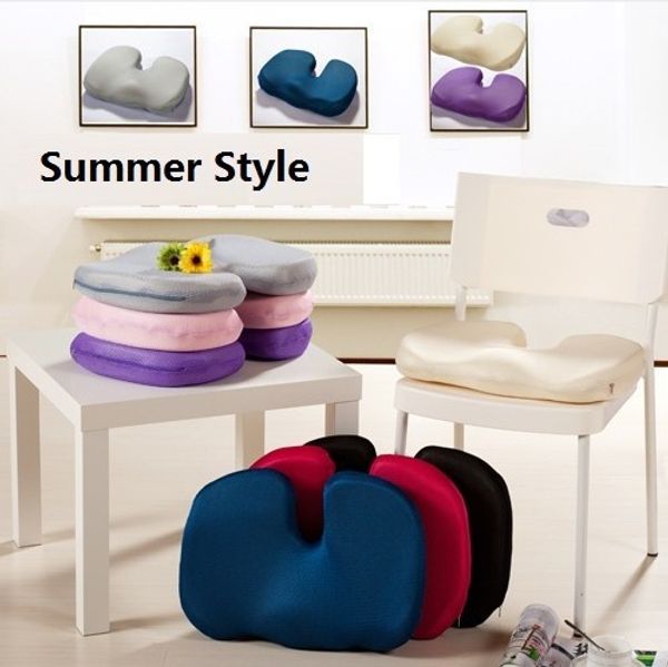 

deluxe orthopedic seat cushion memory foam back office chair summer style22ess