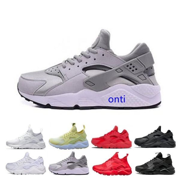 

скидки huarache ультра run обувь тройной белый черный красный мужчин женщин кроссовки желтый серый huaraches спортивной обуви мужские женски, Black