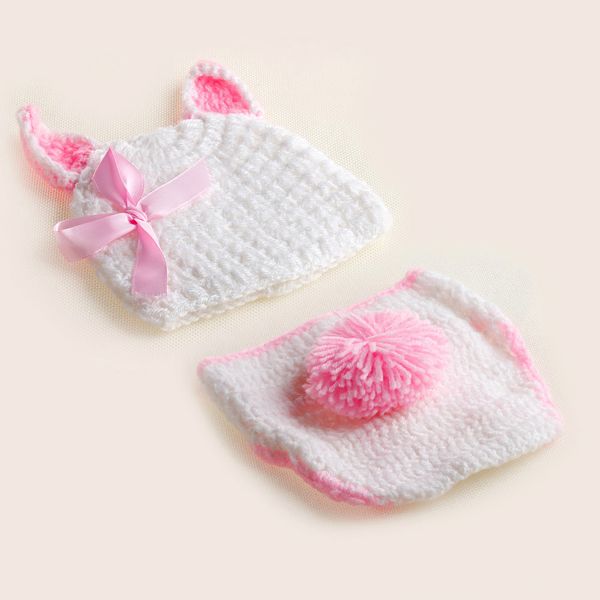 

newborn baby boys girls crochet knit costume p pgraphy prop outfits, Black;white