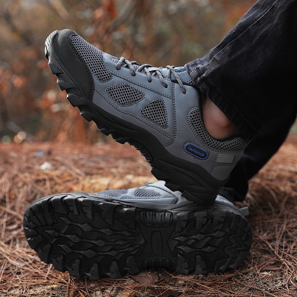 

new 2020 summer men sneakers fashion spring outdoor shoes men casual men's shoes comfortable mesh for big size 49, Black