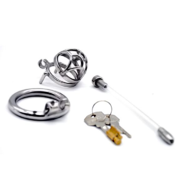 

toys hollow steel chastity chastity cockrings design stainless male cage with catheter g7-1-255d device for men 2019 qkubv