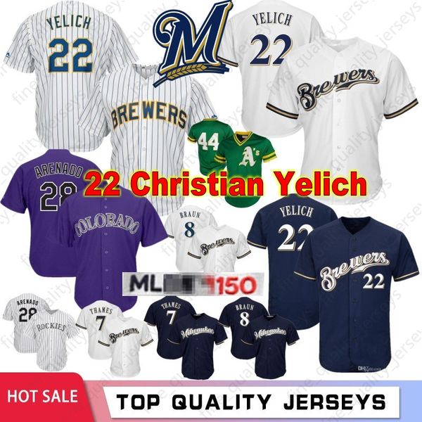 

22 Christian Yelich Mens Jerseys Milwaukee 7 Eric Thames Brewers 8 Ryan Braun 28 Arenado Colorado 27 Story Rockies 19 Robin 7 Rodriguez