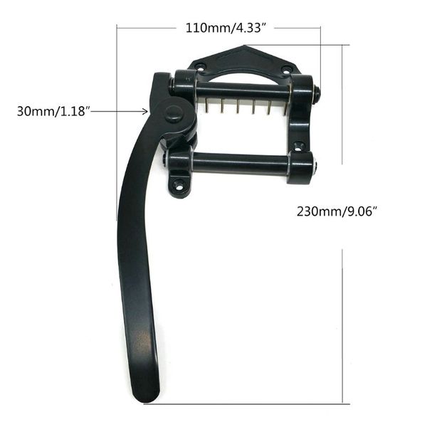 

new horseshoe b5 style tailpiece tremolo unit vibrato for electric guitar 27rd