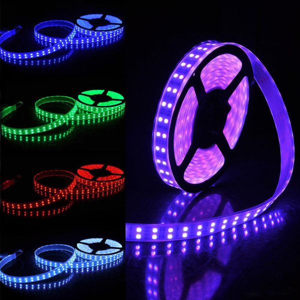 

new 120 leds/m led strip 5050 600leds dc12v silicone tube light waterproof flexible led light double row tube 5m 5050 led strip