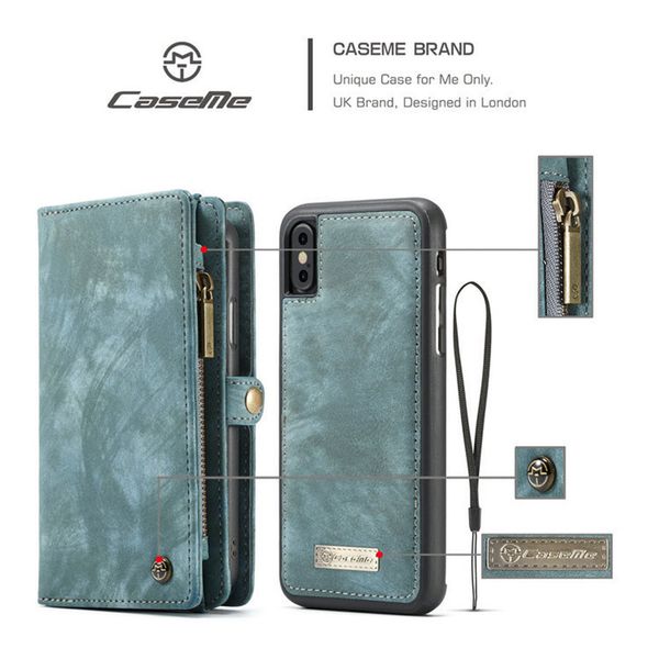 

premium real leather case for iphone 6 7 8 plus 11 pro max x xs xr flip folio case cover card slots
