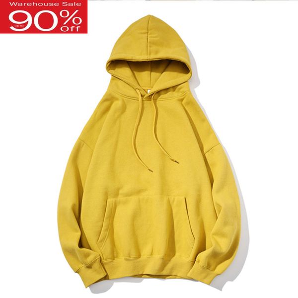 

men sweatshirts 2020 new arrival spring and autumn loose male hoodies plus size coat student red blue pink yellow purple h09, Black
