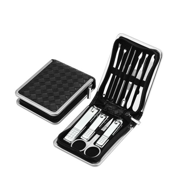 

nail art kits portable fashion 11 tools stainless steel manicure set professional clipper kit of pedicure nippers trimmer cutters