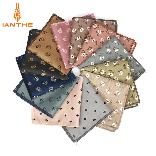 

2018. brand new mens классический handkerchief цветочные печати платок свадьба костюмы платочки для мужчин карманные полотенце платков, Black;blue