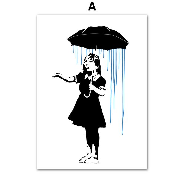 Poster Banksy Peace Room Art Wall Cloth Print 503