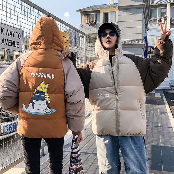 

loose thicken coat parka korean style women jassen dames winter women piumino donna inverno casaco feminie parka clothes z5c776, Black