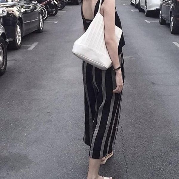 

custom casual women plain ruffles shopping shoulder canvas tote bag handbags