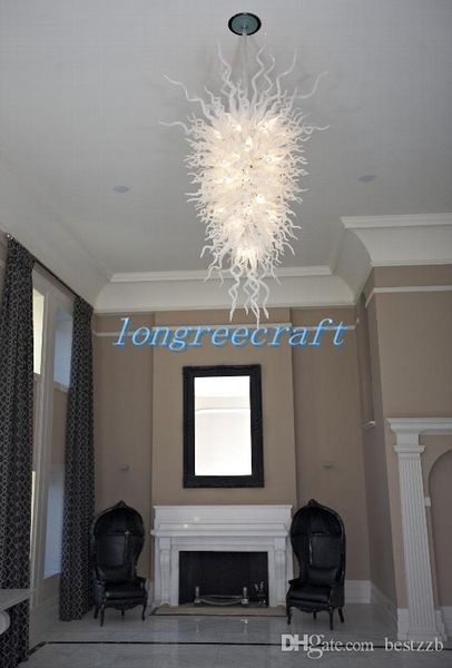 

mouth blown 110v/120v led bulbs l new light villa lobby dome pendant light large