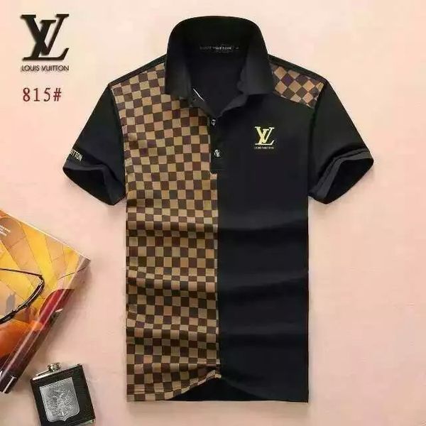 

New cotton boutique men fa hion ca ual hort leeved t hirt polo hirt m xxl l2 13 loui 13 vuitton 13