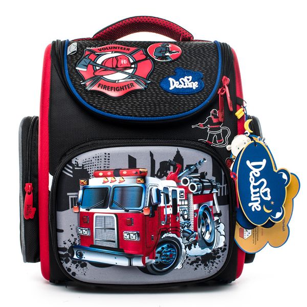 

delune brand 1-3 grade orthopedic school bags satchel for boys cars eva folded children primary school backpack mochila infantil y190601