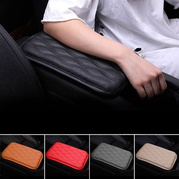 

auto armrests storage box mats universal armrest cushion cover pad automobiles protector waterproof pad