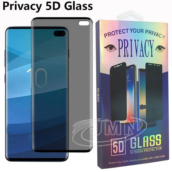 

privacy anti-glare anti-spay 3d tempered glass phone screen protector for samsung galaxy s10 plus s10e s9 note8 s8 s7edge case friendly
