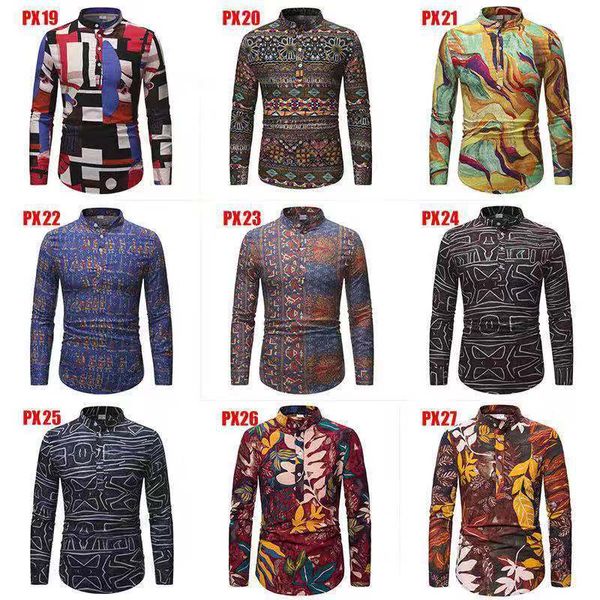 

autumn man leisure time long sleeve shirt flax shivering self-cultivation stand lead will code shirt, White;black