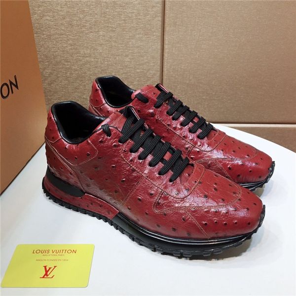 

fashion trend platform dress shoes leather casual sports men's shoes luxury design wild casual shoes size 39-45 01, Black