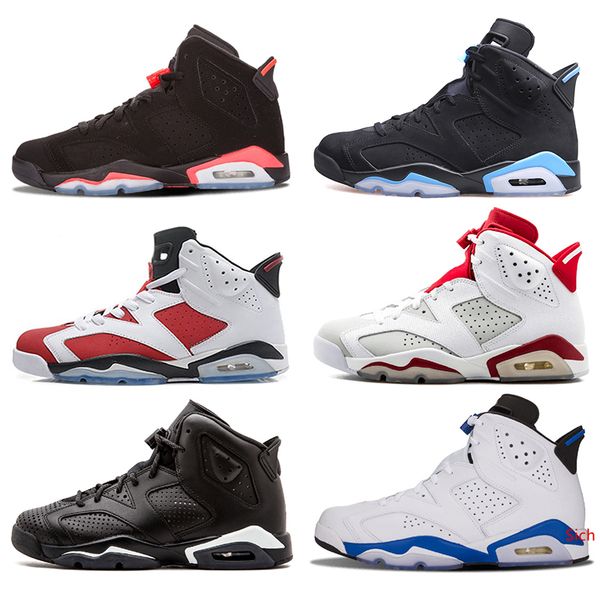 

new design sneaker basketball shoes for man 6 angry bull black infrared 23 oreo carmine unc gatorade chrome sports shoe discount chaussure