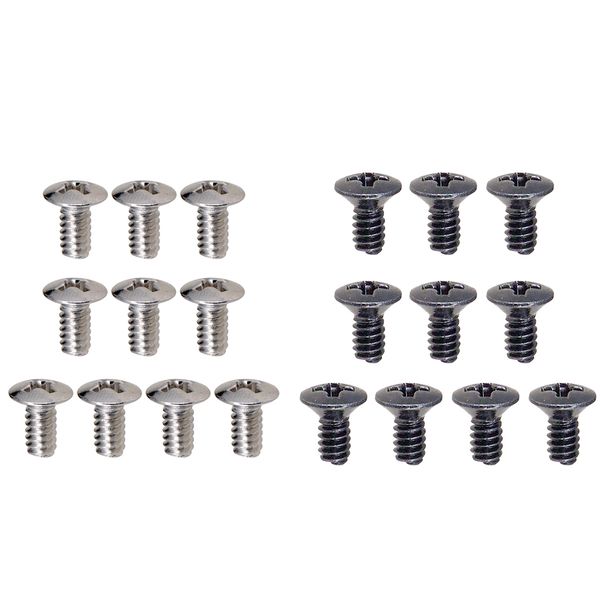 

20 x 2 colors guitar gear screws for st sq guitar switch replacement