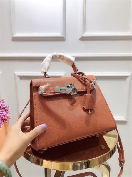 

new fashion luxury designer bags h totes bags for men women genuine leather designer clutch bag classic lady shoulder handbags25cm