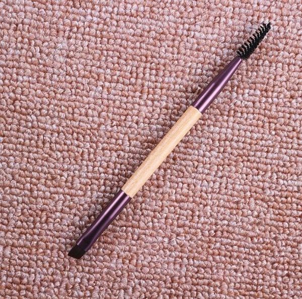 

double-headed eyebrow brush eyelash curler makeup brush tool beauty