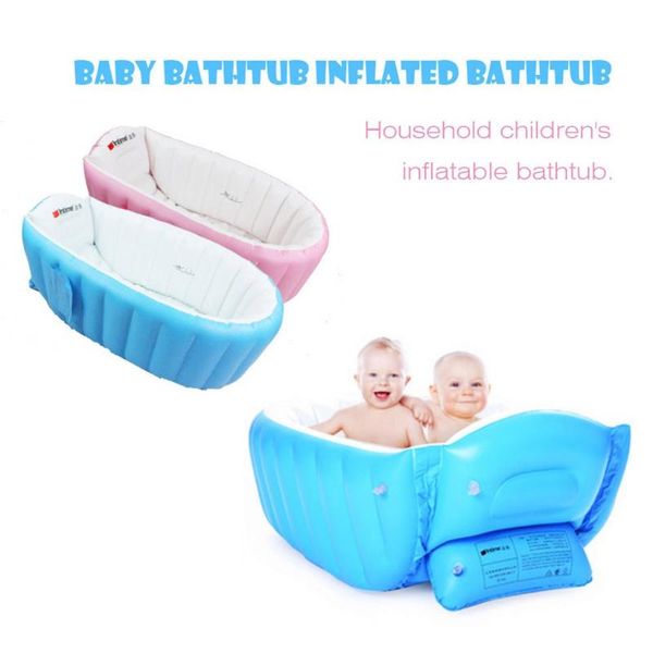 

inflatable baby bathtub swimming pool newborn children baby inflatable bathtub anti-slippery foldable swimming pool