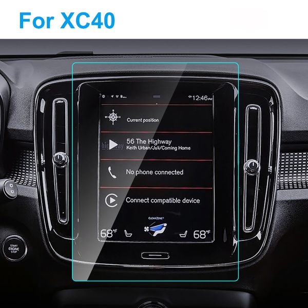 

8.7 inch tpu hd clear touch screen protector car gps navigation tpu protective vinyl film for xc40 xc 40 car accessories