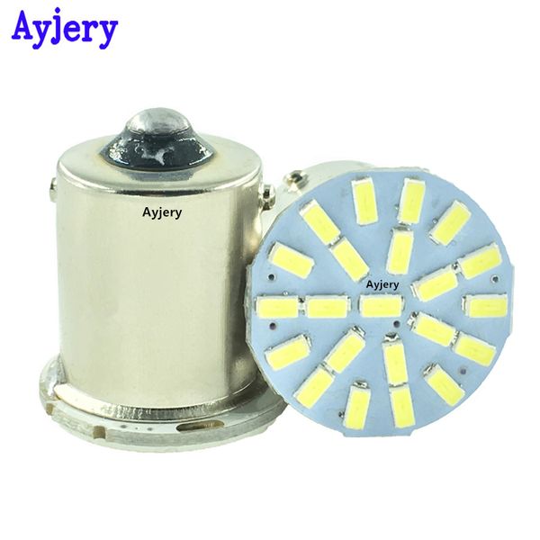 

ayjery 100x p21w 12v dc 3020 22 smd led bulbs 1156 ba15s 1157 bay15d t20 3156 3157 7440 7443 car styling turn signal brake light