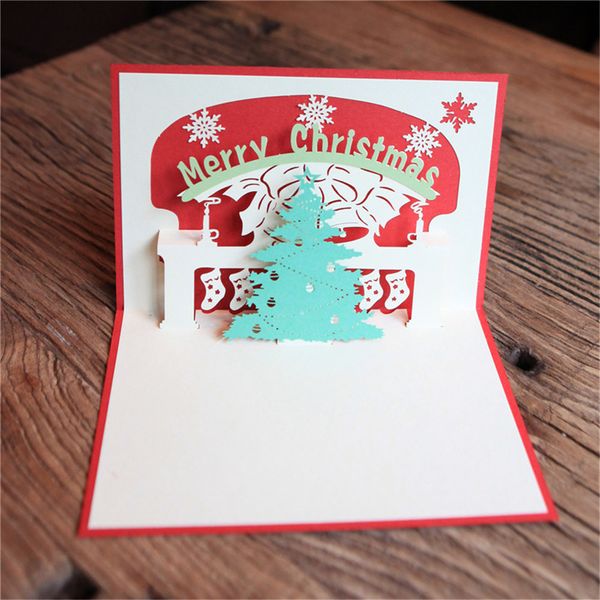 

details about 3d up card christmas greeting baby gift holiday happy new